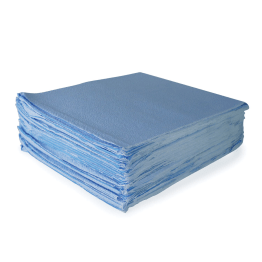 Ultimate Patient Drape Sheets, Tissue/Poly/Tissue, Blue, 40" x 48"