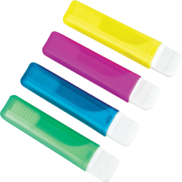 Travel Toothbrushes,Soft, Assorted Colors, 144/Case