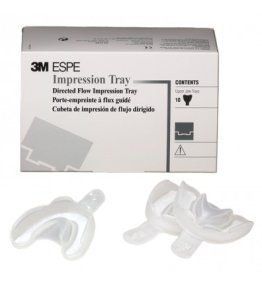 Directed Flow Impression Trays, Plastic Lower Large