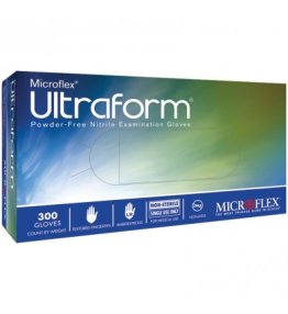 MICROFLEX Ultraform UF524, Powder-free Nitrile Gloves, X-Small