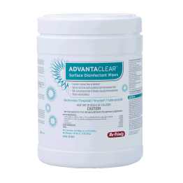 AdvantaClear Surface Wipes, Disinfectant, (6 x 6.75), 160/Canister
