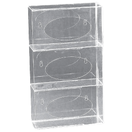Plasdent Acrylic Triple Glove Dispensers, Side Loading