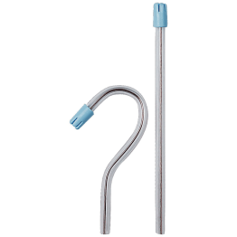 Advance Basic Saliva Ejectors, Vented Ends, Clear with blue tips