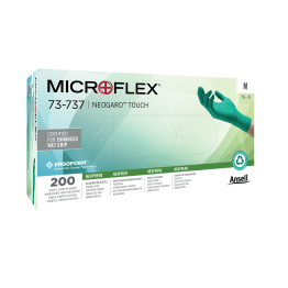 MICROFLEX 73-737 Neogard Touch Neoprene Powder-free Gloves, Small, Ambidextrous (latex free)