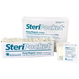 Steripocket Sterile Sponges, 2"x2", 200 Pack