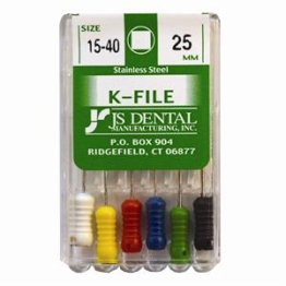 JS Dental K-Files, 25mm length files, #50