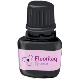 Fluorilaq Squeeze Varnish, 5% Sodium Fluoride, Bubblegum