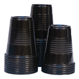 Advance Basic Plastic Cups, Black