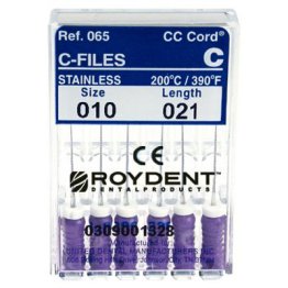Roydent C-Files, 21mm, Size 15, White