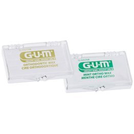 GUM Orthodontic Wax, Vitamin E & Aloe, Mint