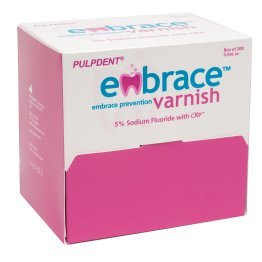 Embrace Varnish, Sodium Fluoride with CXP, Bubblegum Flavor, Small Pack