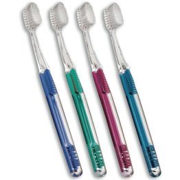 GUM Delicate Post Surgical Toothbrush, 12/Pkg, Assorted Colors