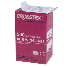 Crosstex Bitewing Tabs, Self-Adhesive Self-Adhesive, 500/Box