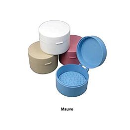 Round Cotton Roll Container, Mauve, 1/Container