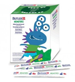 Butler Monsterz Fluoride Varnish, 45/Box, Assorted Flavors