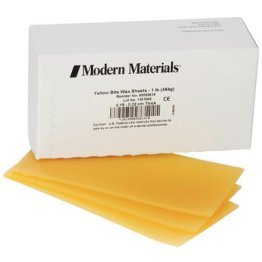 Modern Materials Yellow Bite Wax, 5lb, Sheet Wax